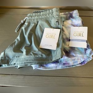 Athleta Girl All Play 3’’ Short - Shorts Bundle (2 Pairs) Size 8/10 NWT